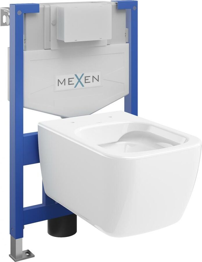 MEXEN/S WC předstěnová instalační sada Fenix XS-F s mísou WC Stella