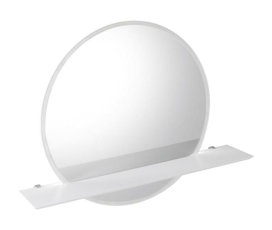 SAPHO VISO kulaté zrcadlo s LED osvětlením a policí ø 70cm