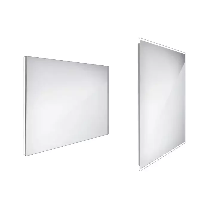 Nimco zrcadlo LED  900 x 700 Model 9000 hliníkový rám ZP 9019 ZP 9019